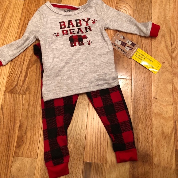 dearfoams baby bear pajamas
